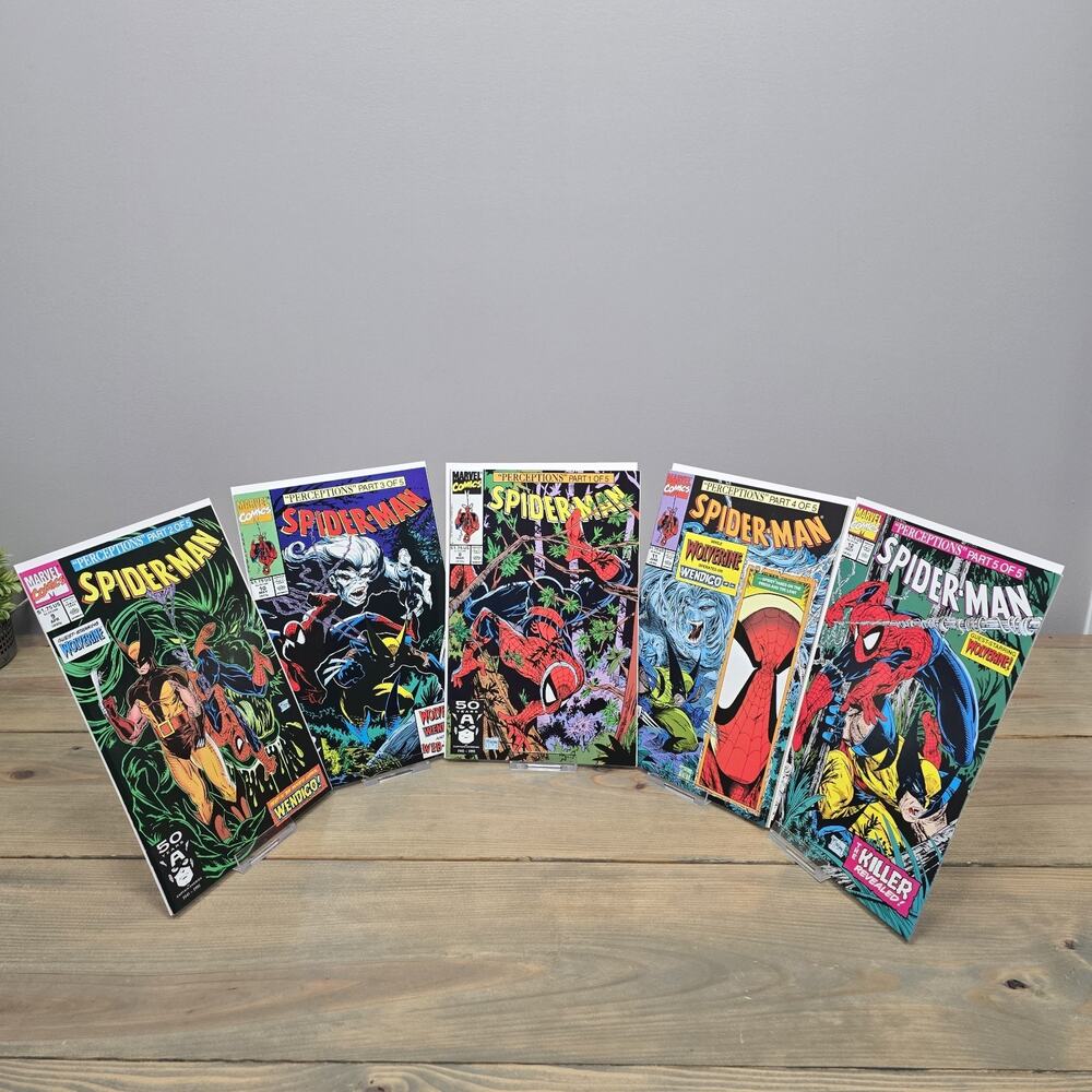 Spider-Man (1991) #8 - #12 Perceptions full set/Parts 1-5 Marvel High Grade